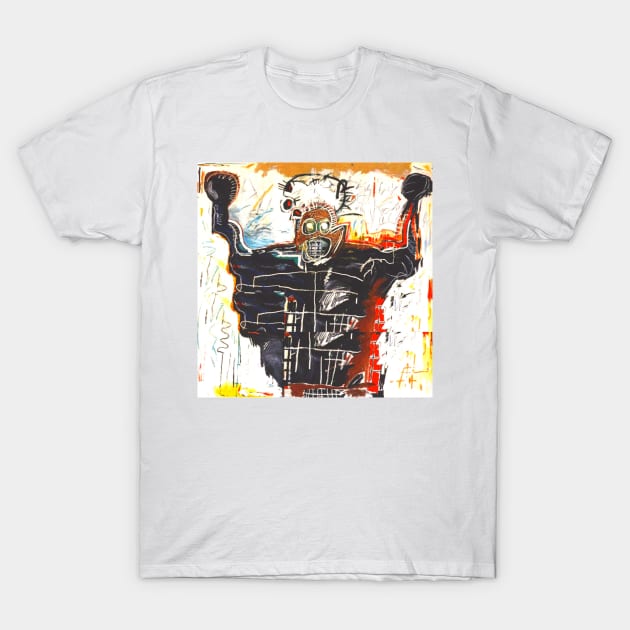 Basquiat Inspired Art T-Shirt by AbstractArt14